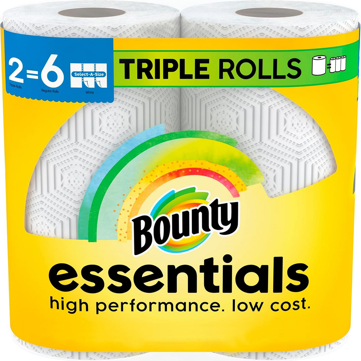 Essentials Select-A-Size Paper Towels 2 Triple Rol 1 each