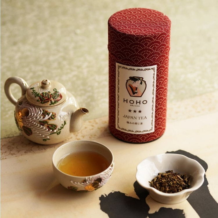 HOHO HOJICHA Puratos Tea Specialty Green Tea Can 40g