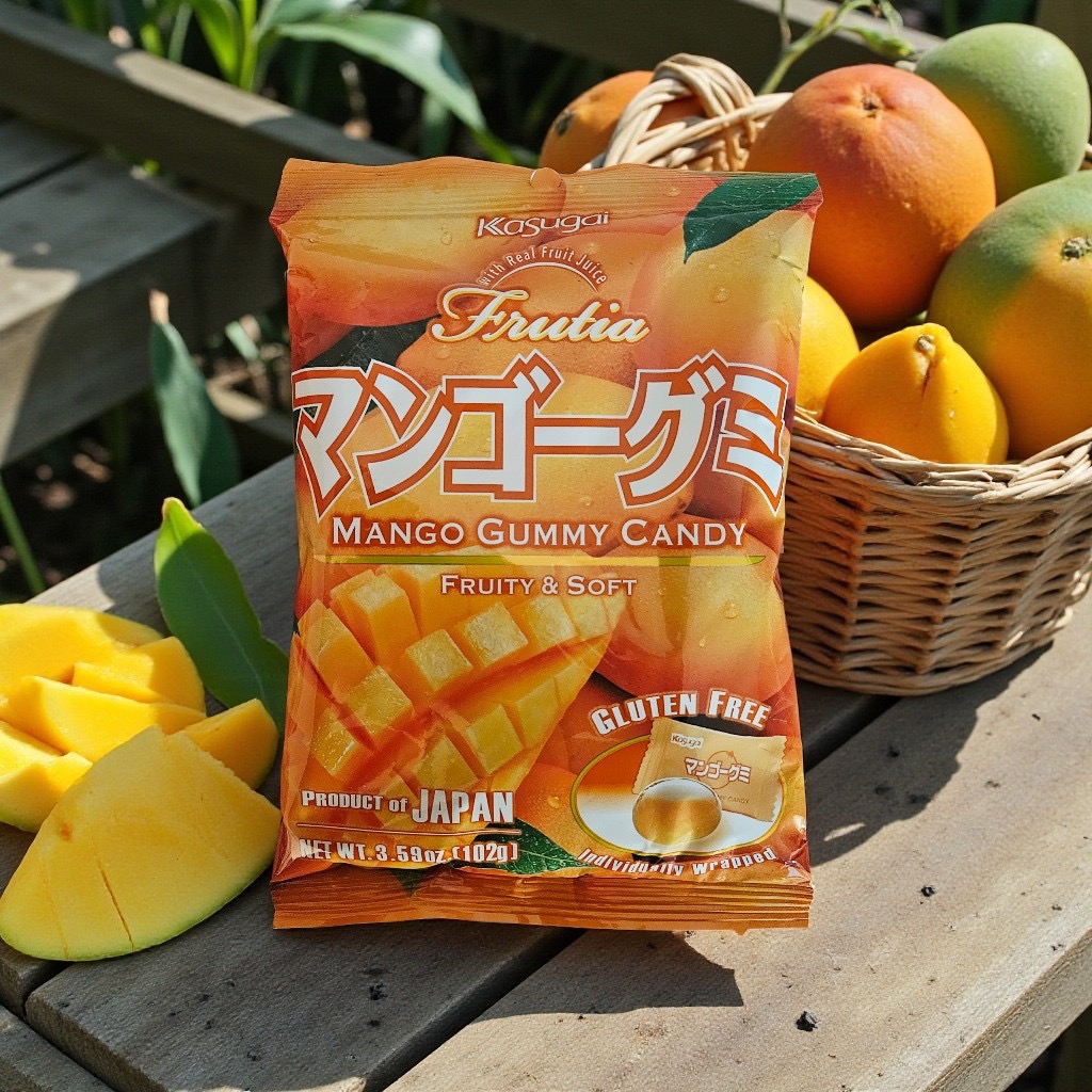 Kasugai Japanese Gummy Mango Flavor 3.59 ออนซ์