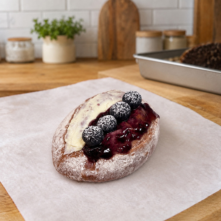 Blueberry Soft European Bread 1 count