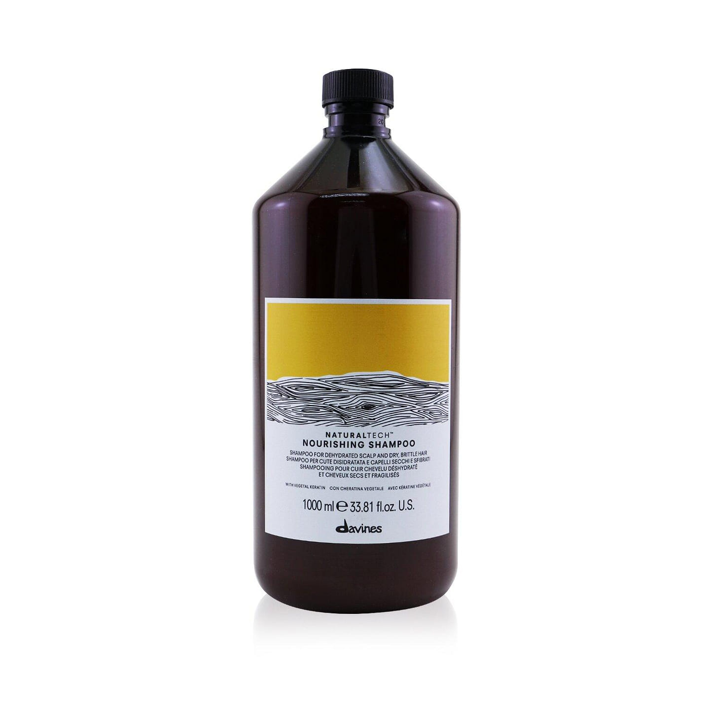 Davines Natural Tech Nourishing Shampoo (For Dehydrated Scalp and Dry, Brittle Hair) 1000ml/33.81oz 1000 ml