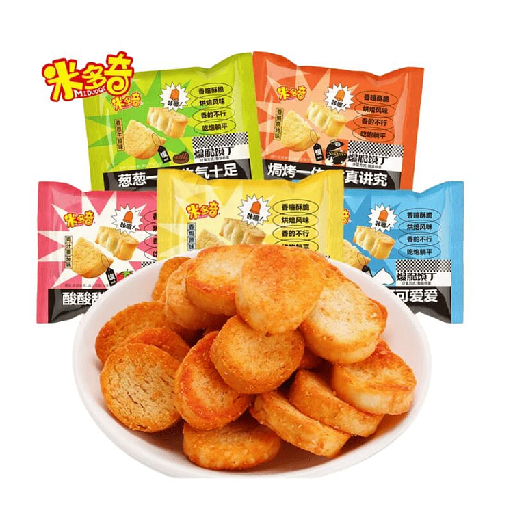 米多奇 烤馍片馍丁混合味4包
