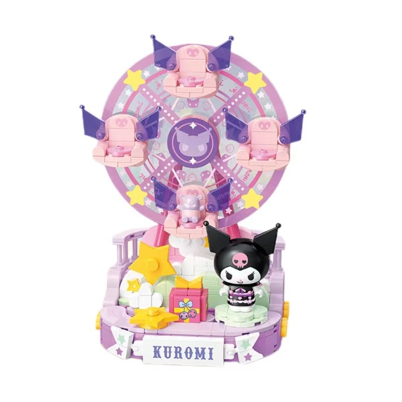 Get Sanrio Lego Building Blocks Colorful Amusement Park Birthday