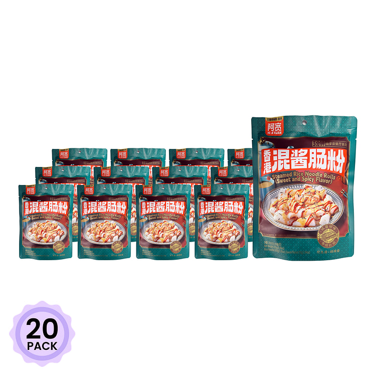 白家阿宽 香港混酱肠粉 花生酱+甜辣酱 255 克*20 包