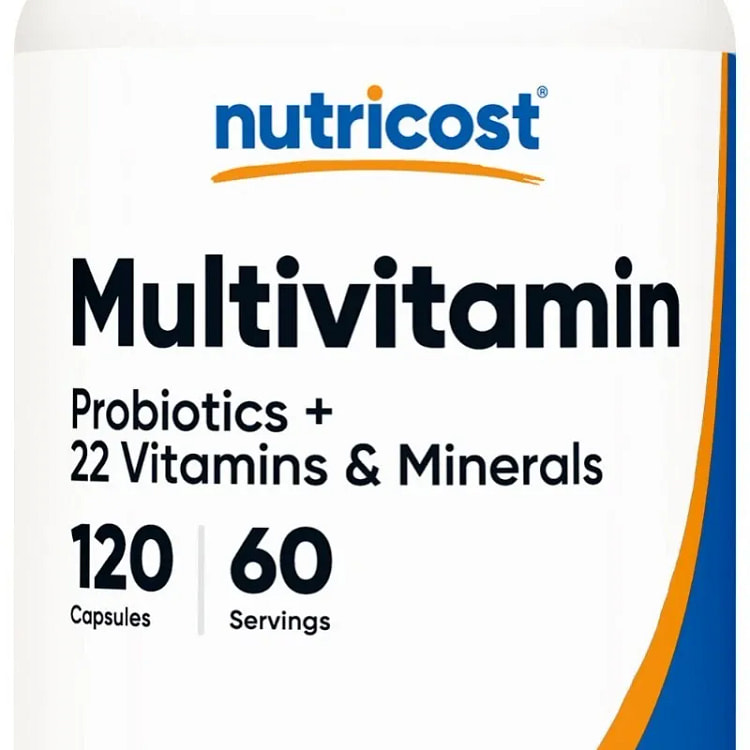 Nutricost 复合维生素，含益生菌和矿物质 1 瓶