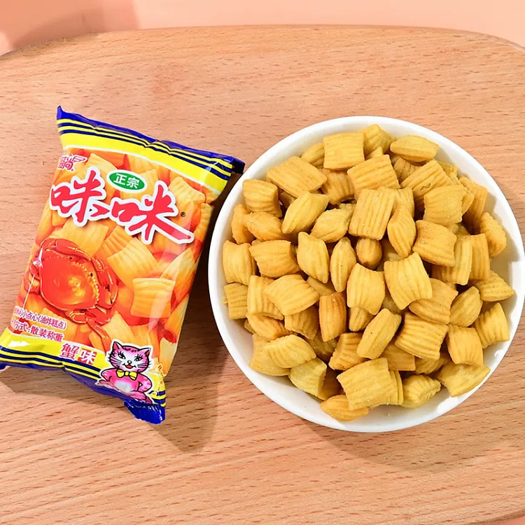 爱尚咪咪虾条蟹味粒10g*10包 100 克