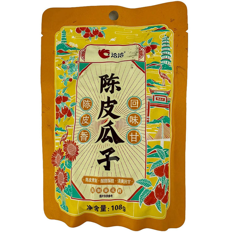 Chacha Tangerine Peel flavored Melon Seeds 108 g