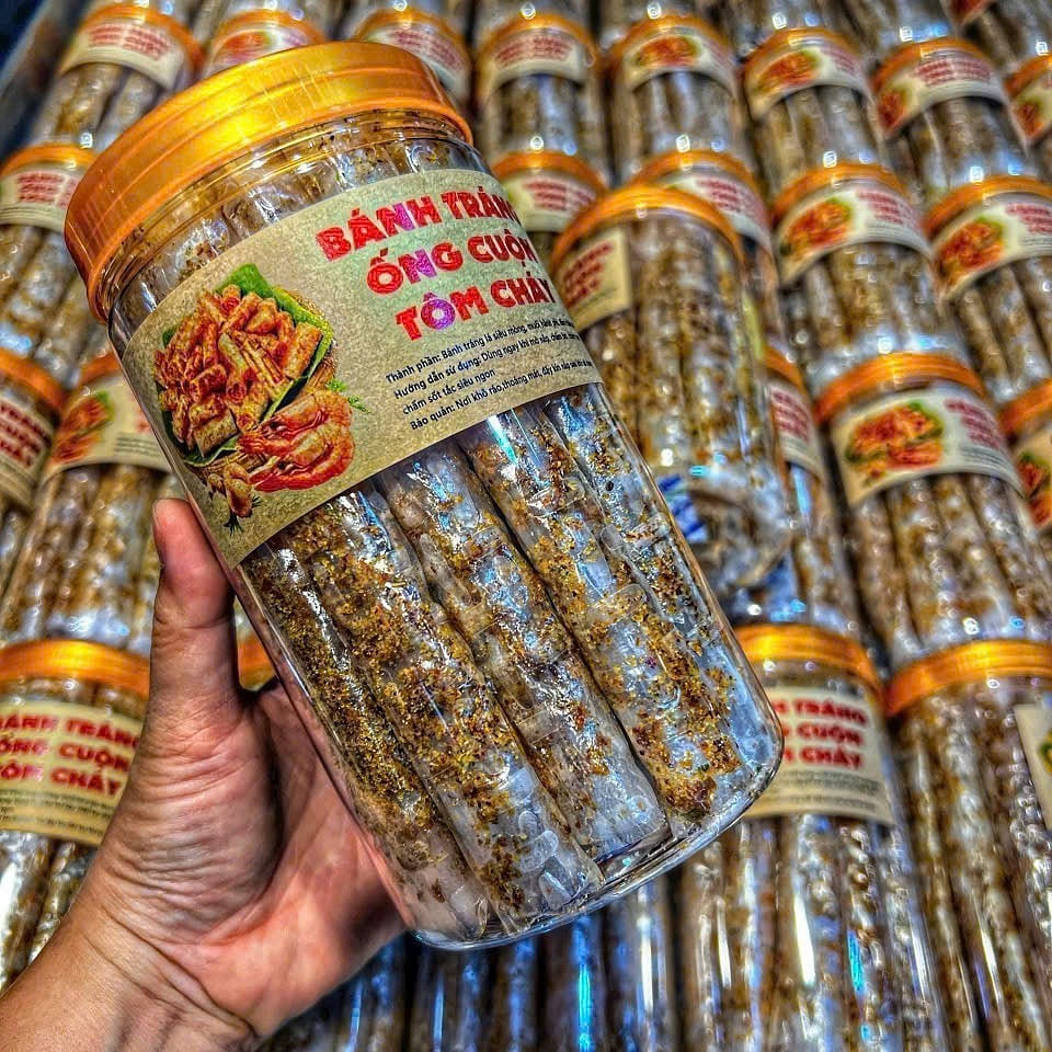Rolled rice paper with dried/roasted shrimp floss 1 pack
