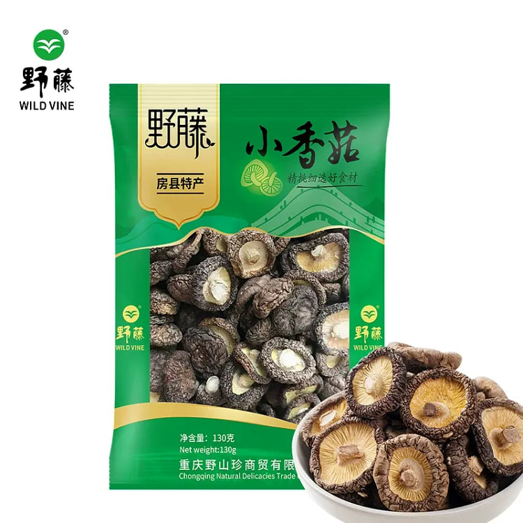 野藤椴木小干香菇130g*1袋 130 克
