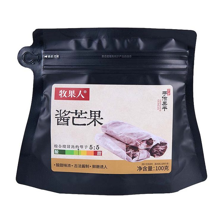 牧果人原味酱芒果干追剧零食100g/袋