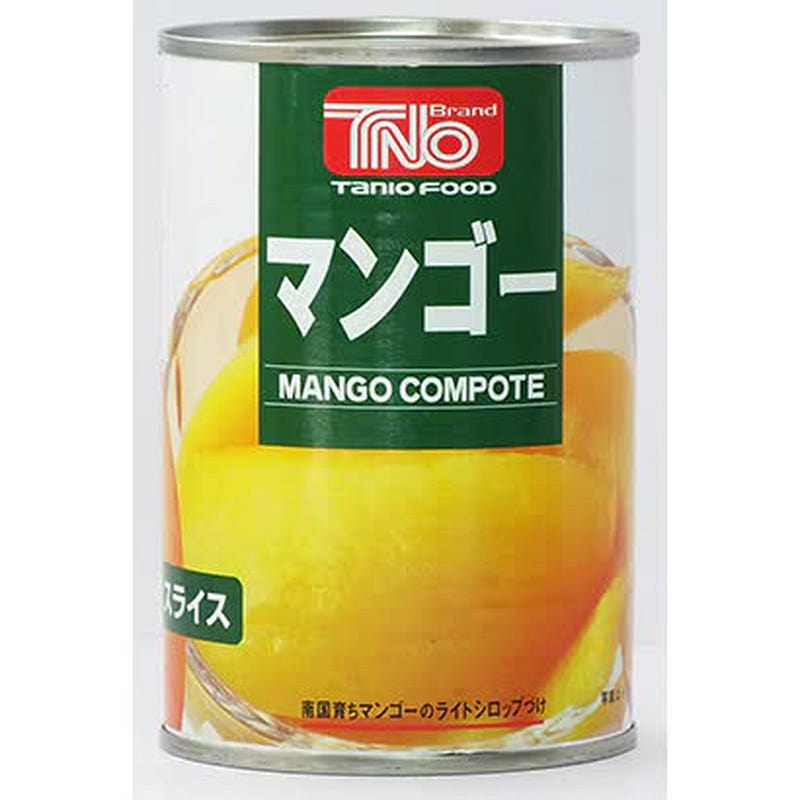 Tanio Shokuryo Kogyo Mango Slices, No. 4 Can, 425g 1 ส่วน