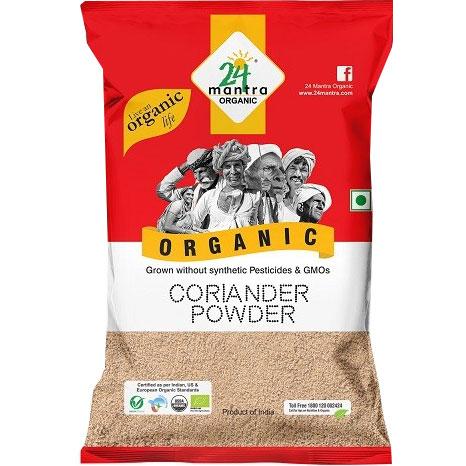 24 Mantra Organic Coriander Powder, 7 oz bag 7 オンス