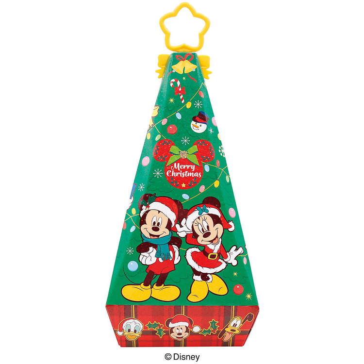 [圣诞限定]Heart x Disney Characters 圣诞树造型什锦糖果零食礼盒（高31cm/3种零食/共4包） 169g
