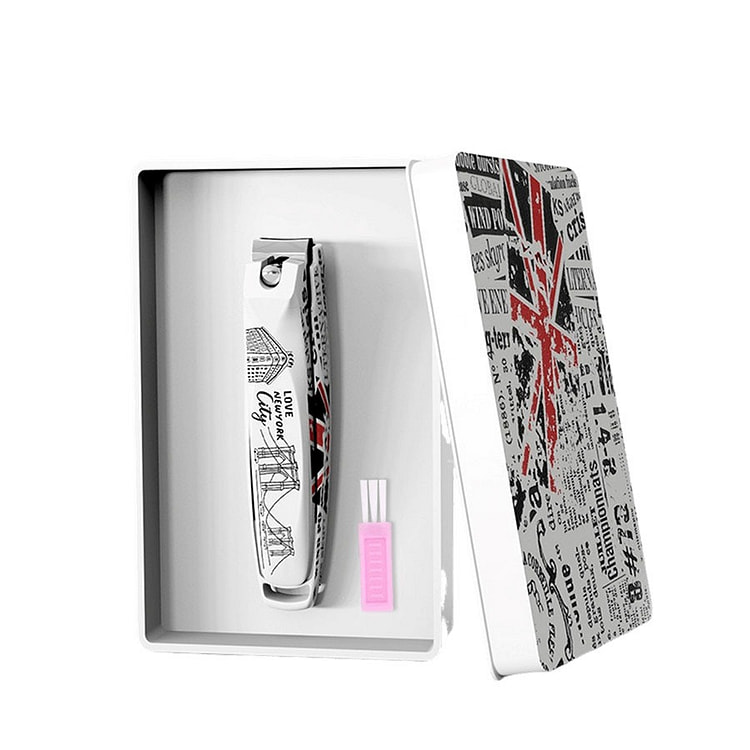 Stainless Steel Nail Clipper with Case 1 pack