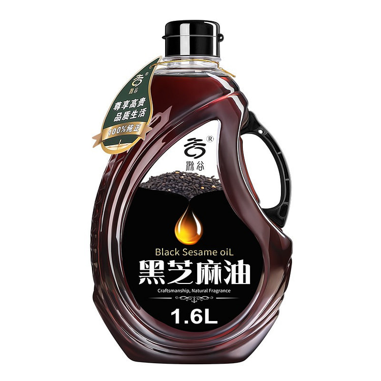 Chuzhou Grains Black Sesame Oil - Large Capacity 1600 ml