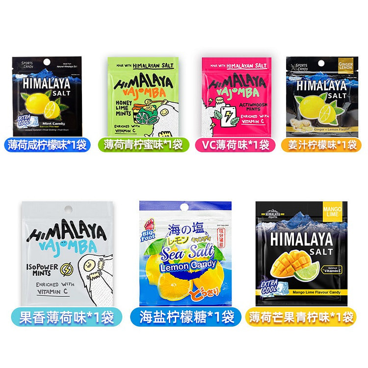 Hiymalaya Lemon Mint Candy 7 Flavors Mix 105g 105 g