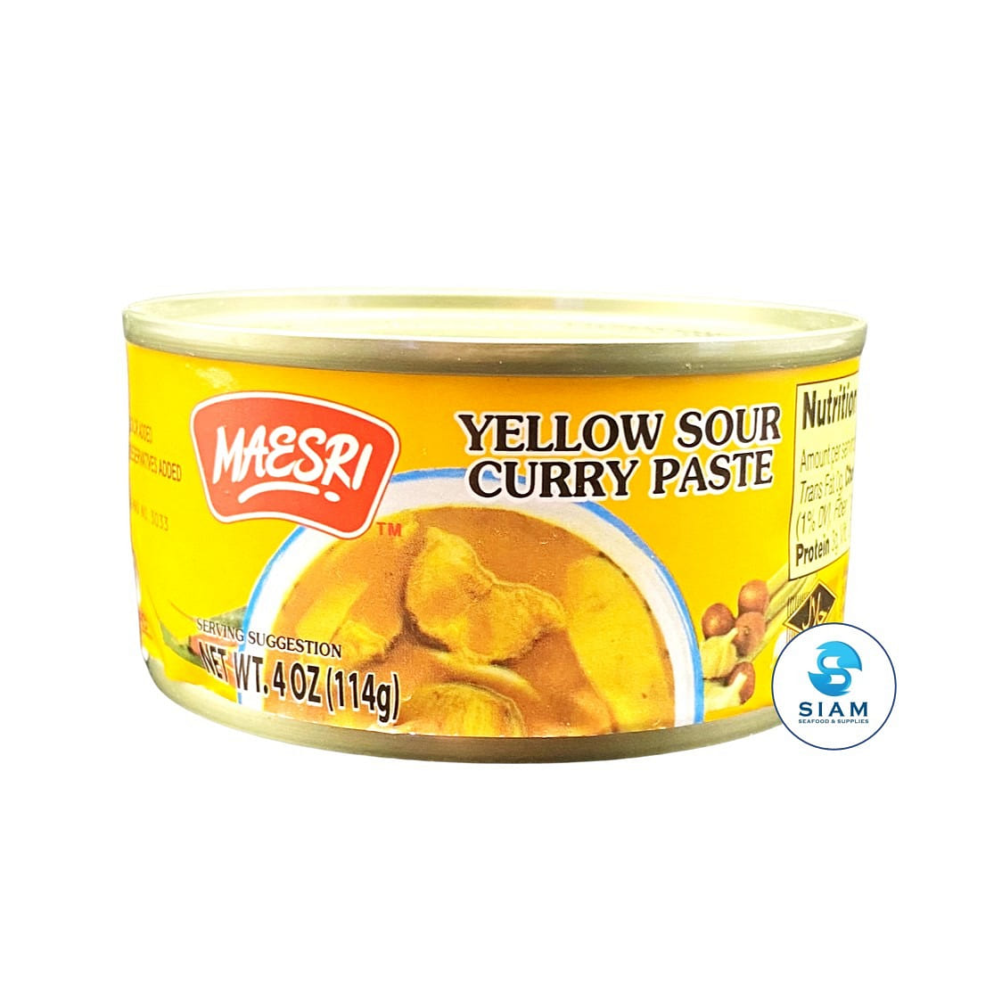 MaeSri Yellow Sour Curry Paste (Kaeng Lueang) 4 oz