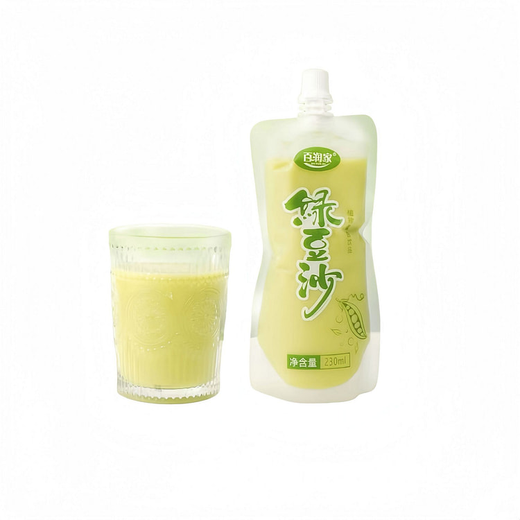 绿豆沙清凉饮品230g老牌谷物饮料即食绿豆早餐汤 230 克
