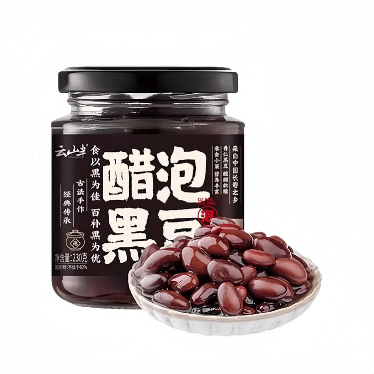 Black beans soaked in vinegar 230g*1 bottle 230 g