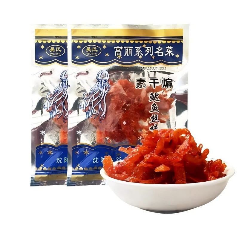 200g of stir-fried shredded squid 200 g