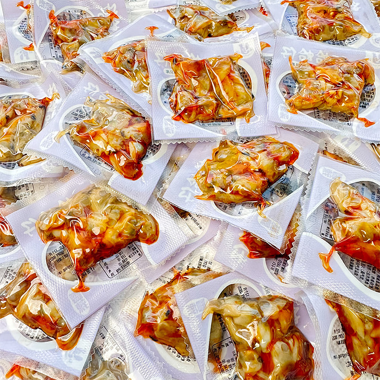 玉洋开袋即食花蛤肉花甲肉香辣无沙250g*1包