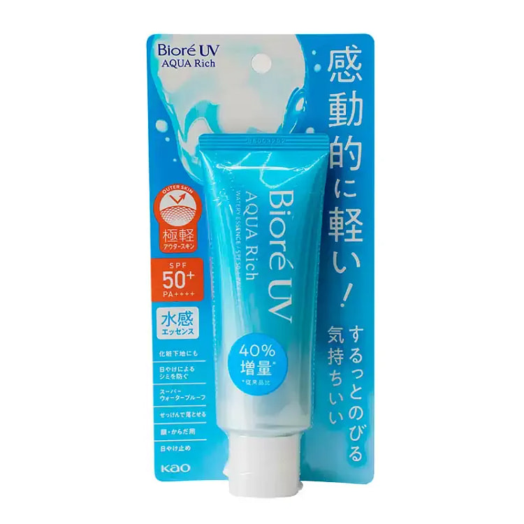 日本KAO花王 BIORE碧柔水精華防曬霜 70克