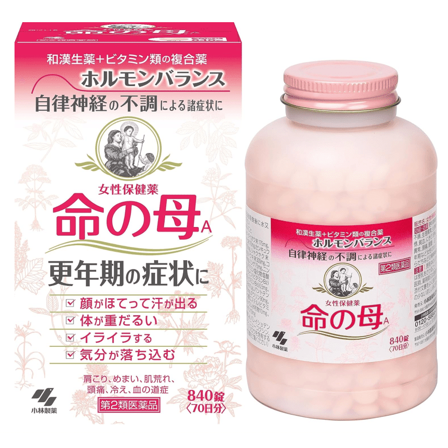 [Japan Direct Shipping] Kobayashi Pharmaceuticals Life Mother Menopausal Conditioning Pills Women’s Menstrual Irregularities anaemia Weakness Irritability Conditioning 840 Tablets 1 each
