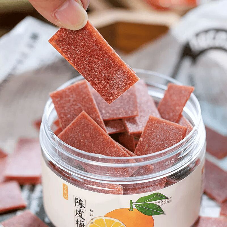 Xun Cui Ji Dried Tangerine Peel Plum Slices 100g 100 g