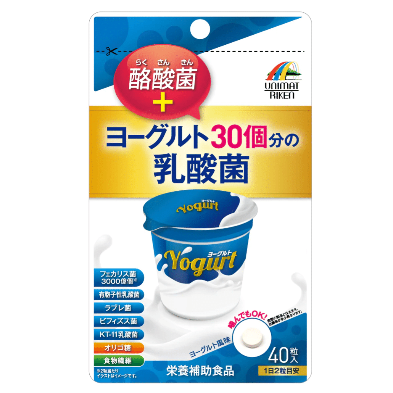 Yogurt Supplement with Lactic Acid Bacteria + Butyric Acid Bacteria 40TB 1 個