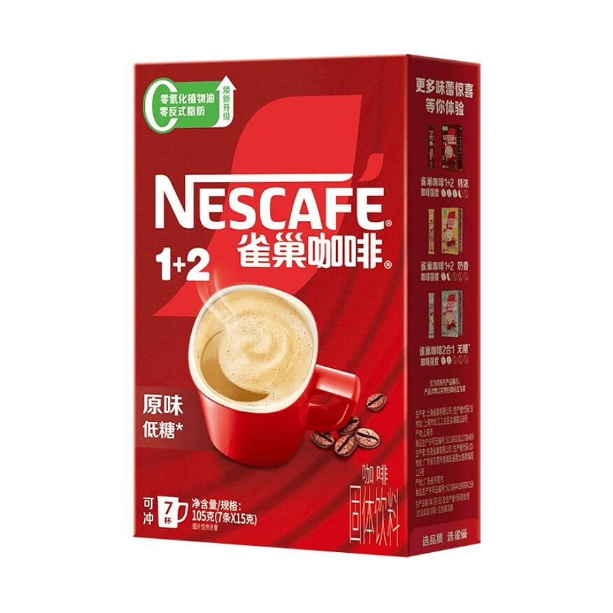 Nestle Coffee 1+2 Original Flavor 105g 7 Strips 105 g