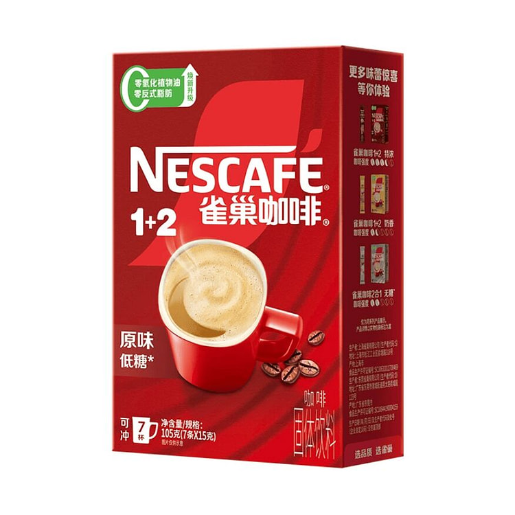 雀巢咖啡1+2三合一原味105克7条 105 克