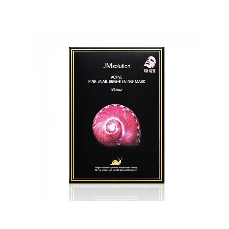 JM Solution Active Pink Snail Brightening Mask Prime 10pcs