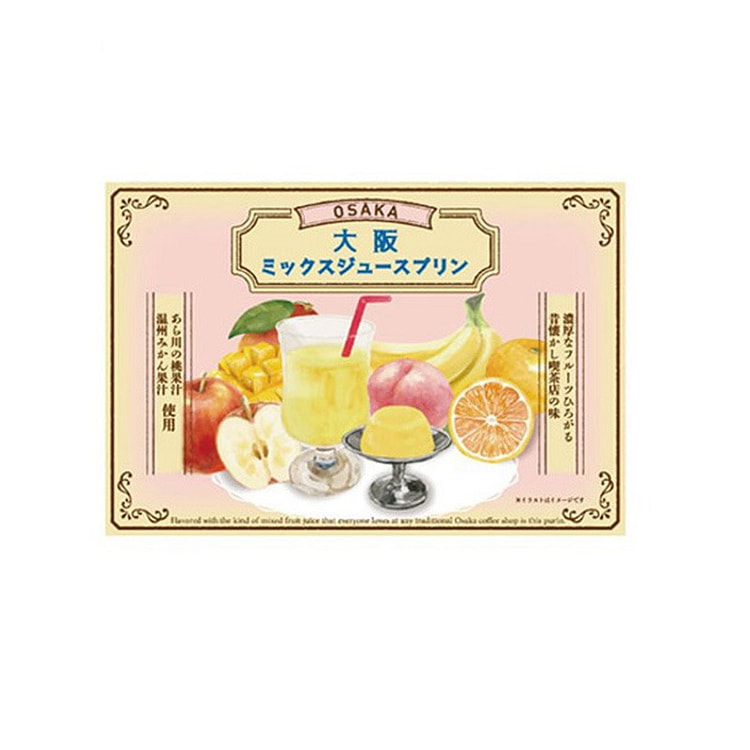 大阪宝 什锦水果 布丁 6枚