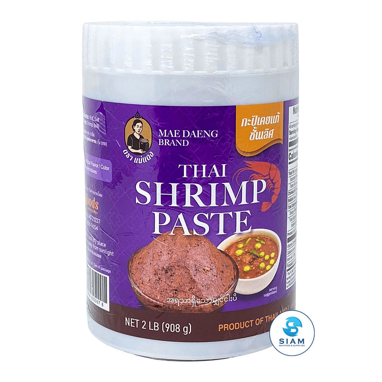 Mae Daeng Brand Thai Shrimp Paste (Kapi), Large 2 lb