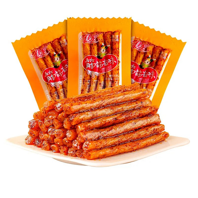 Jialong Beef Tendon Spicy Strips, 18g * 5 90 g