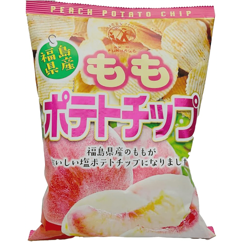 Fukushima prefecture peach potato chips 120g 1 box