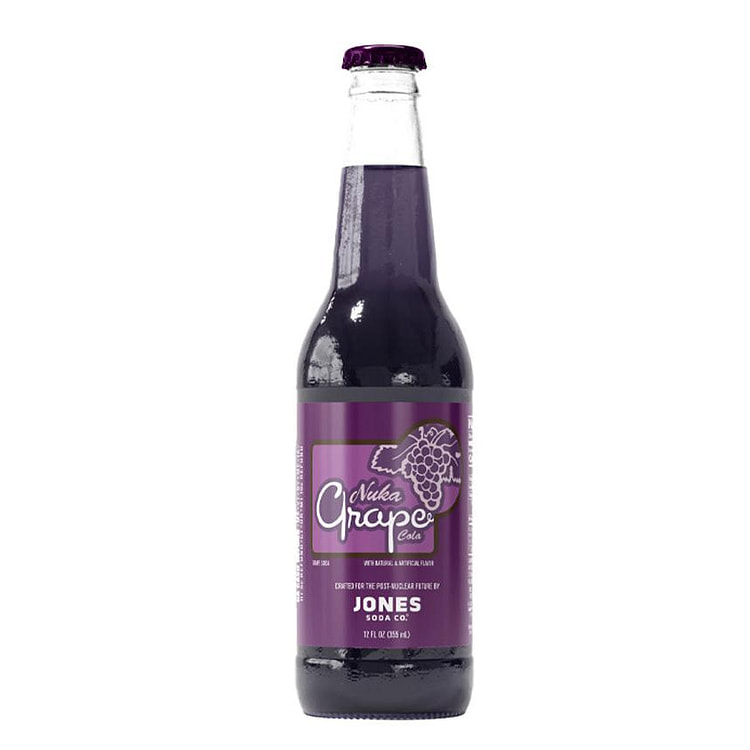 Fallout Jones Soda Nuka Grape 12oz Glass Bottle 1 each
