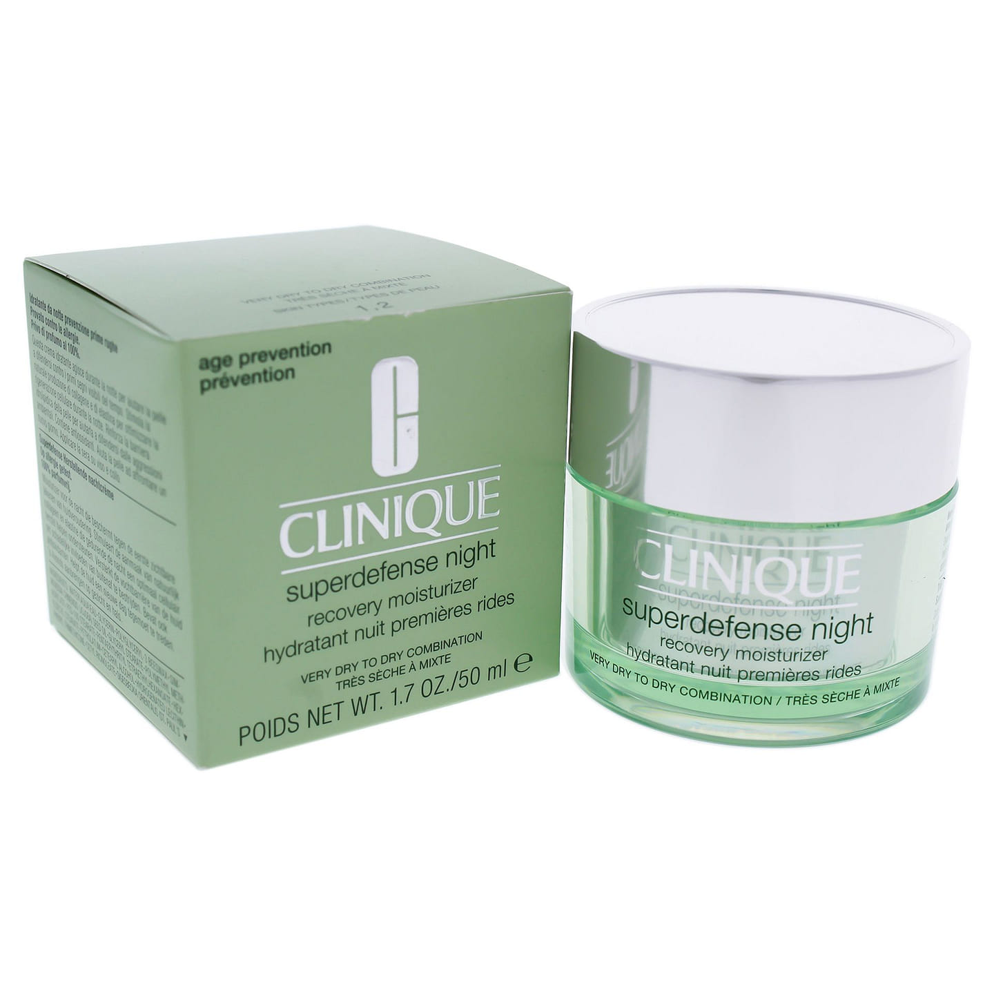 Superdefense Night Recovery Moisturizer by 1.7 oz