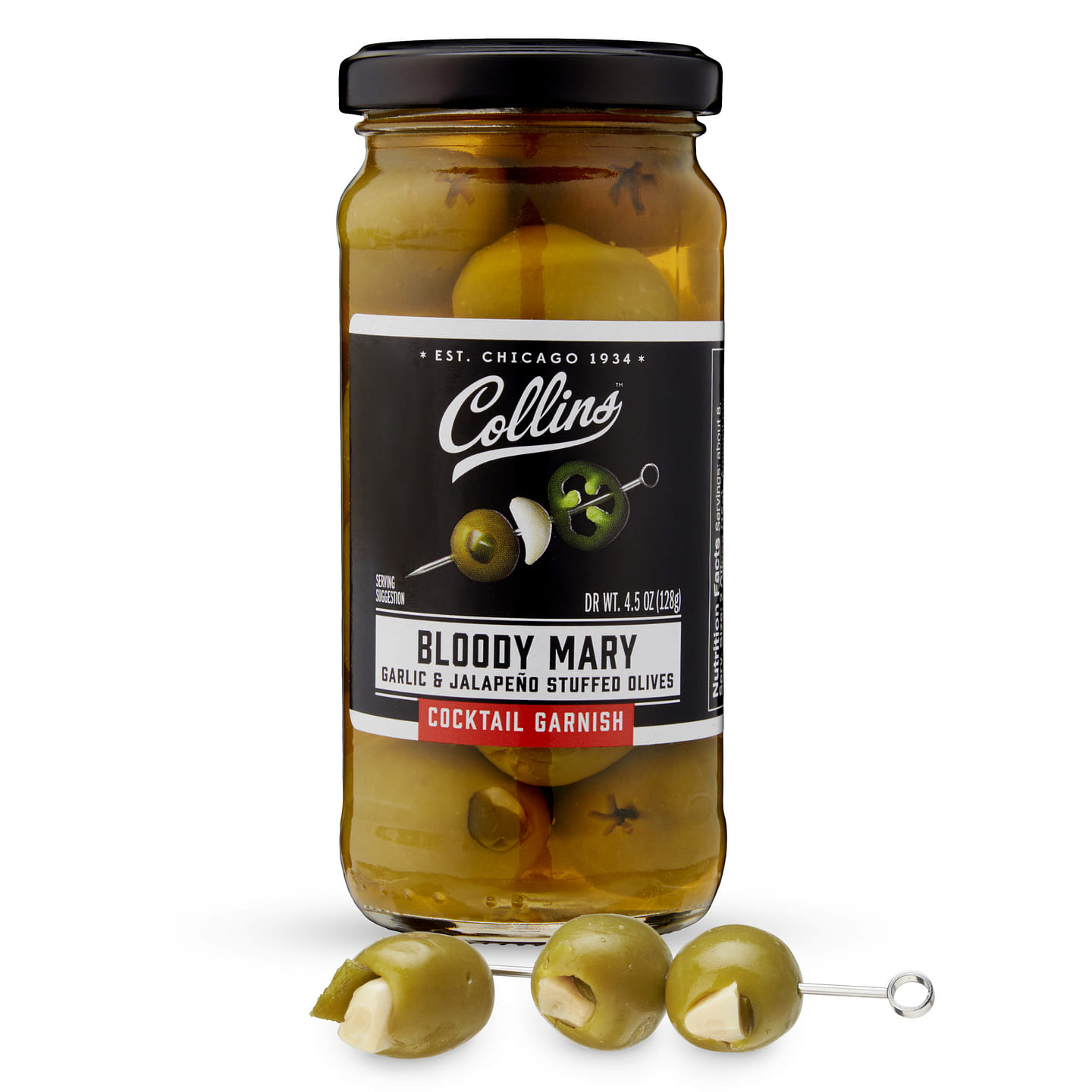 4.5 oz. Bloody Mary Cocktail Olives 1 each