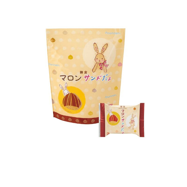 镰仓五郎 栗子巧克力夹心 黄油三明治饼干 5枚装 1 包