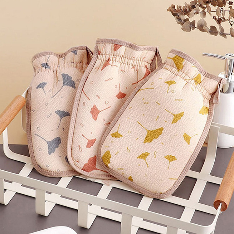 搓澡巾 搓背神器 黄色+红色+蓝色 3个装 1 份