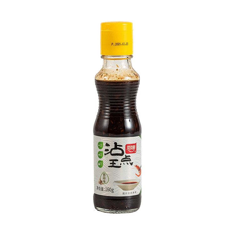 吉百年海鲜饺子蘸酱福州蒜头酱香蒜味160g*1瓶