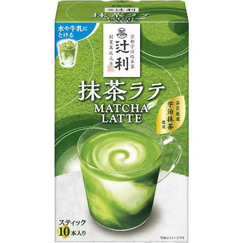 Kataoka Bussan Tsujiri Matcha Latte 10P [Tea] 1 each
