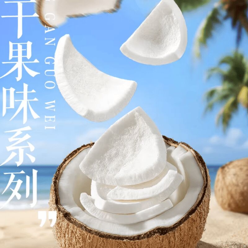 Get Freeze-dried Thai coconut slices 100g *1 bag 100 g Delivered