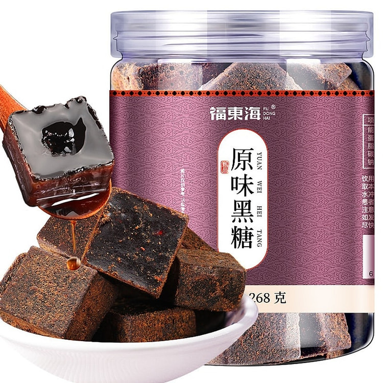 福东海 原味黑糖玫瑰黑糖块 用于虚寒体质暖宫 活血