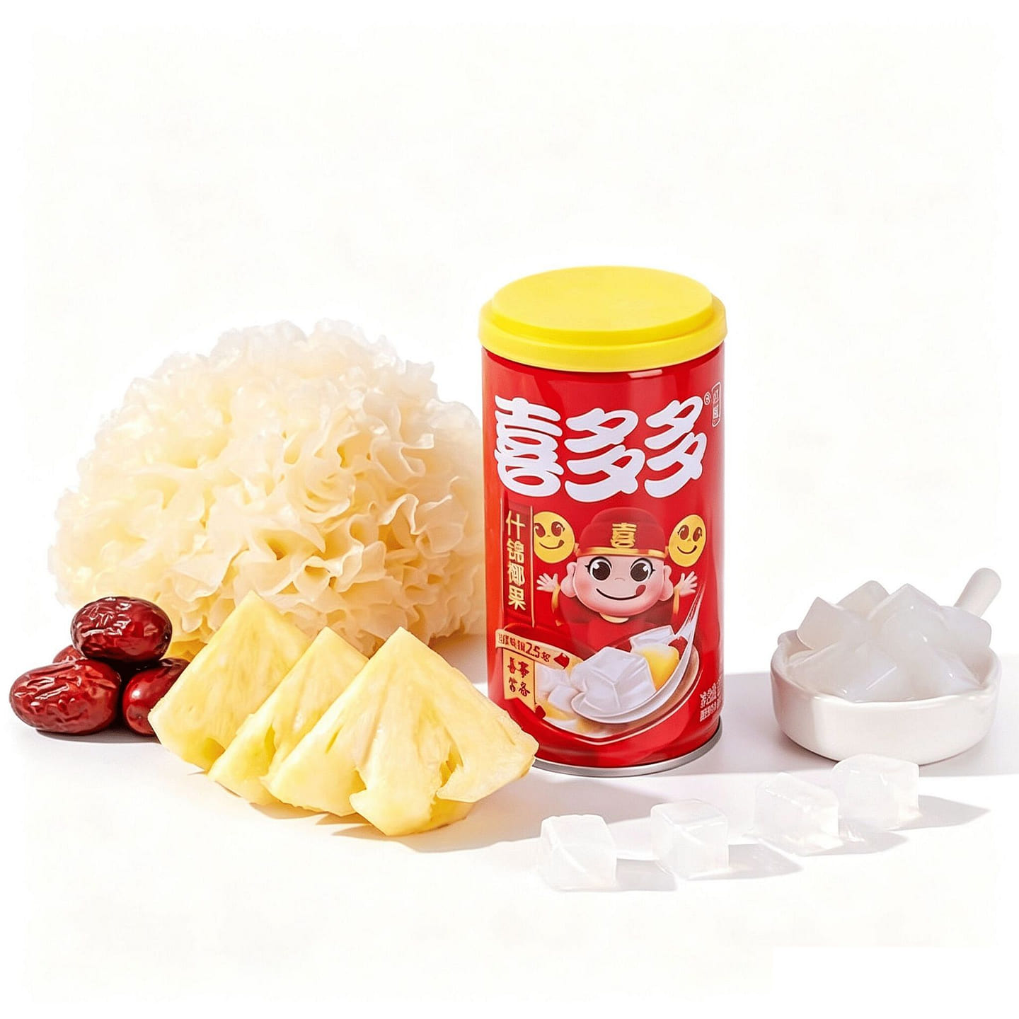 Xiduo Duo Assorted Coconut Jelly Canned Drink 370 g