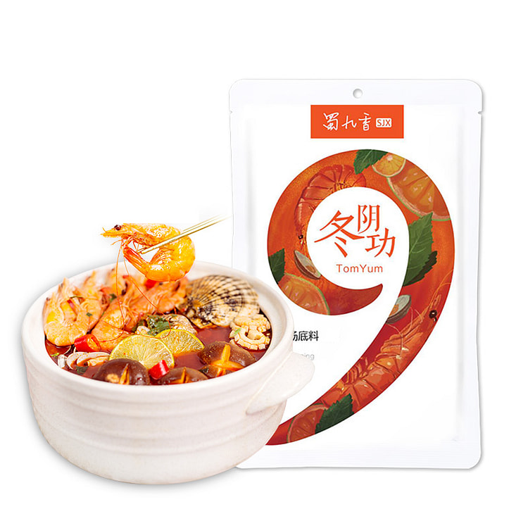 蜀九香 火锅不辣汤锅冬阴功底料酸辣200g*1袋