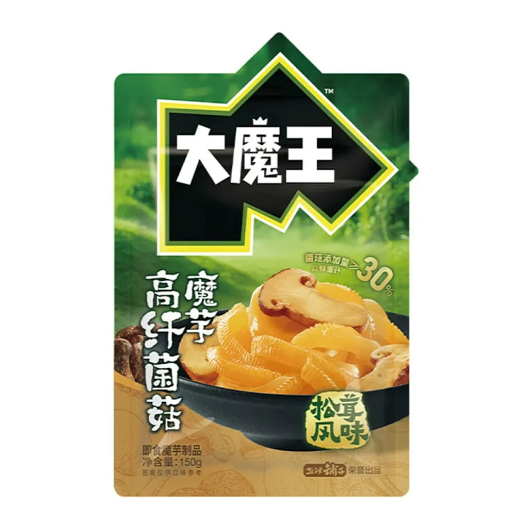 盐津铺子 高纤菌菇魔芋 松茸风味 1袋 150 克