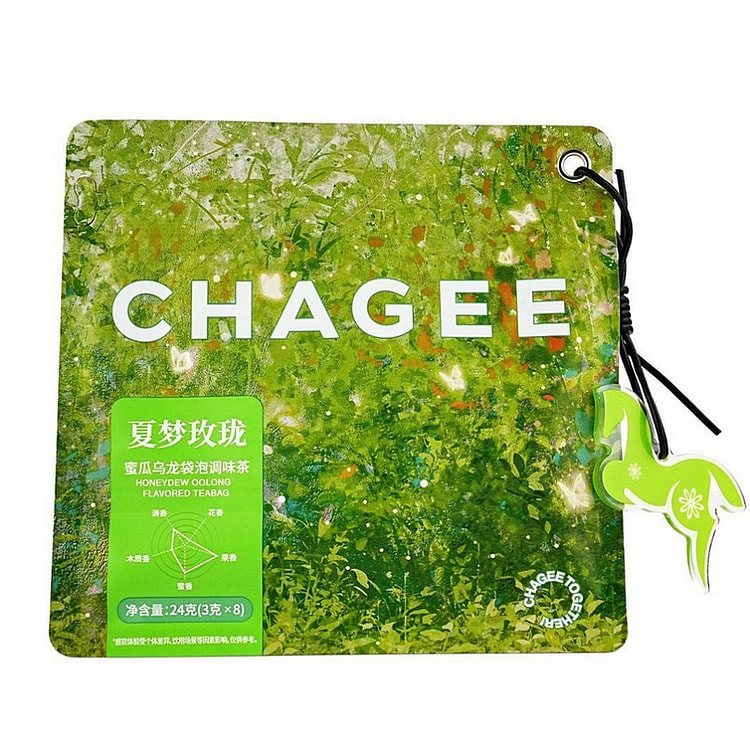 霸王茶姬 夏梦玫珑 ｜蜜瓜乌龙袋泡茶包 3g*8 1 盒