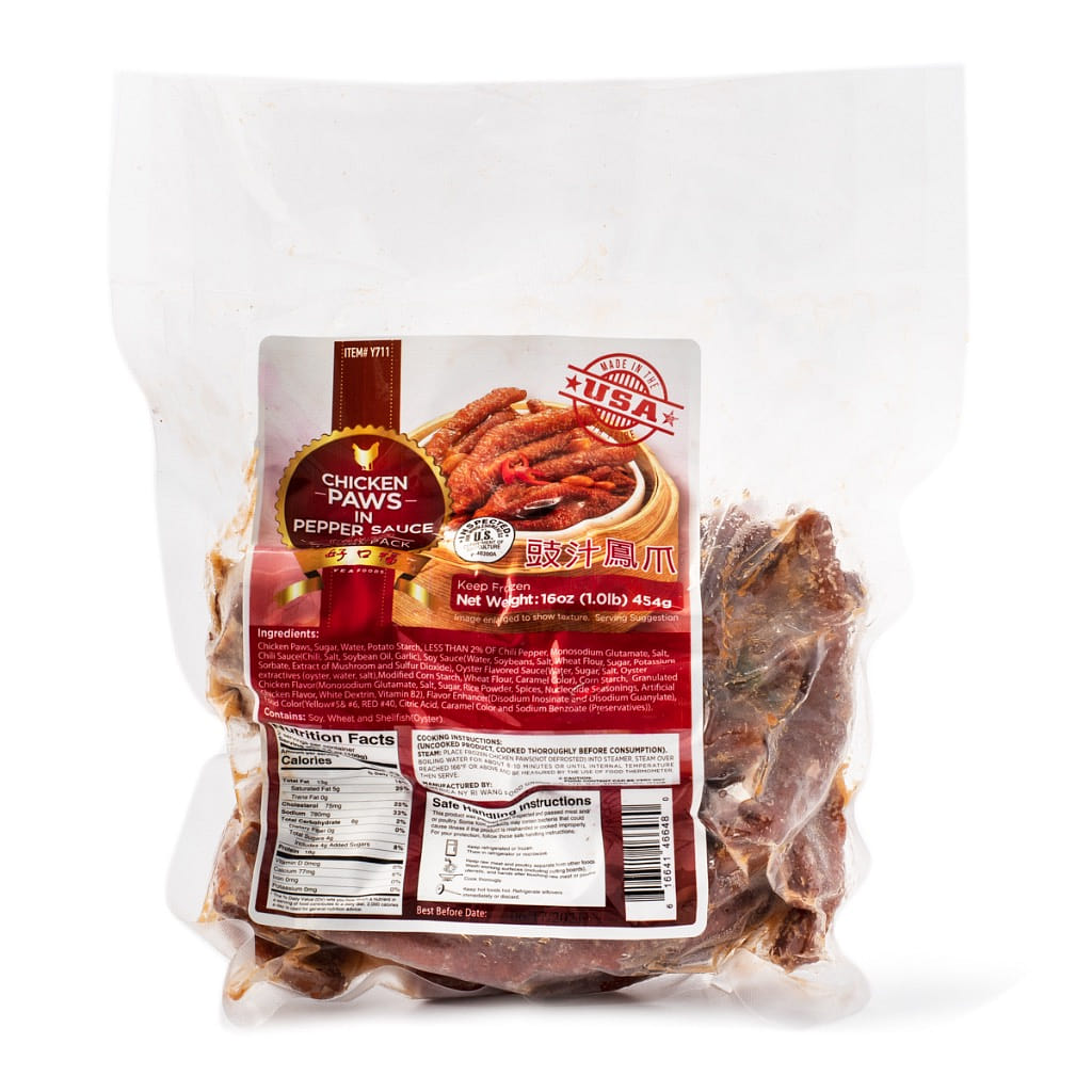 Chân Gà Sốt Tiêu Food Basket, Đông Lạnh 1 lb